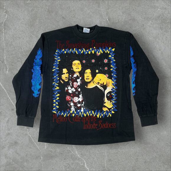Vintage Smashing Pumpkins Infinite Sadness XL Single Stitch Reprint Longsleeve - Picture 1 of 8